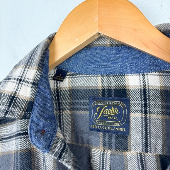 Jachs Men's Classic Living Heritage Thick Flannel Sz L - Picture 6 of 8